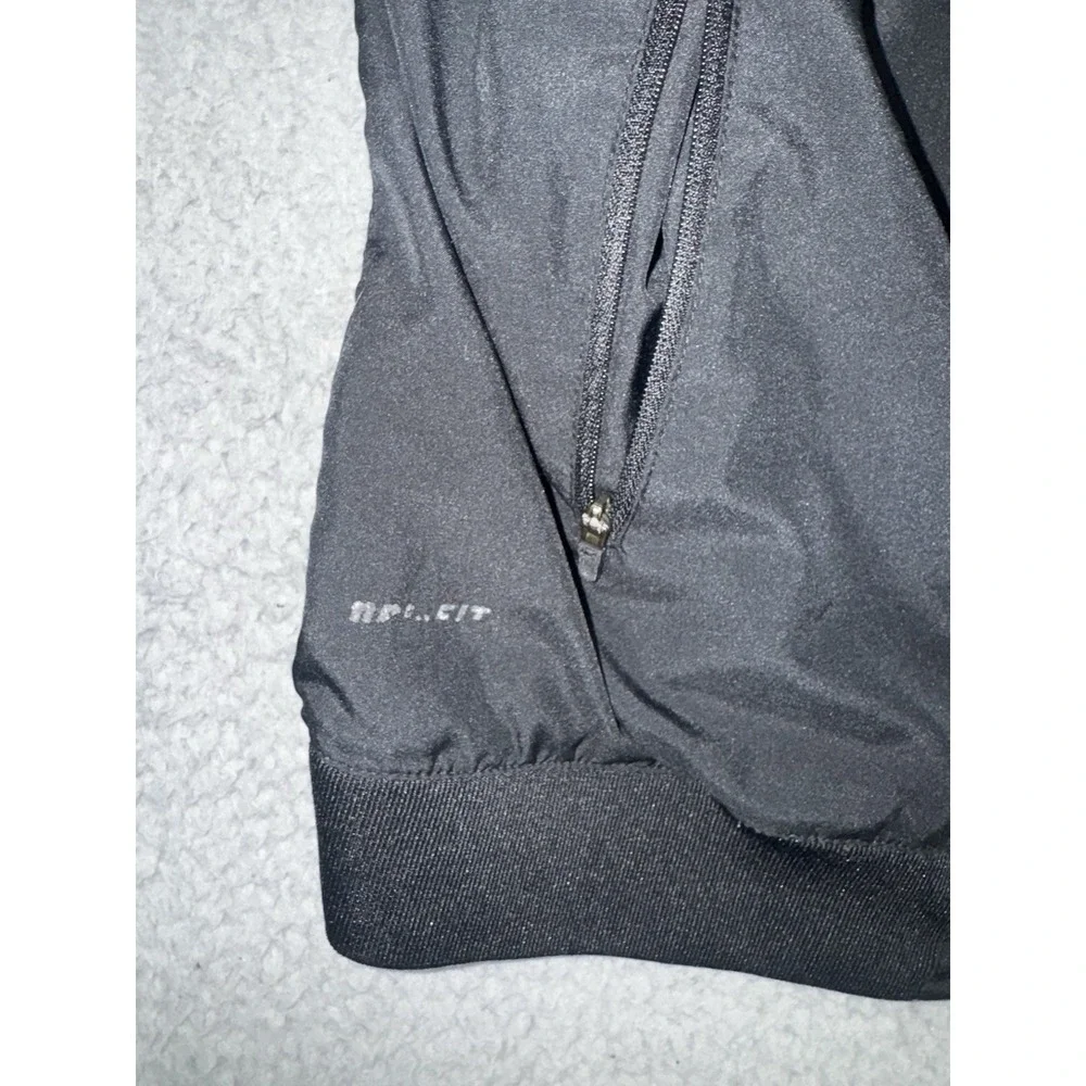 Nike Dri Fit Track Jacket Boys XL Ful‎ Zip Swoosh Mock Neck Sporty Activewear